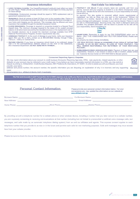 Download Qatar Ahlibank mortgage statement in Word and PDF formats 3 Photoshop template